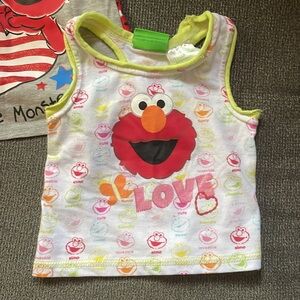 Elmo Racerback Tank Top Size 12M